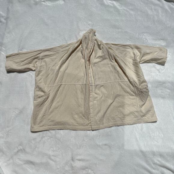 Atelier Delphine Haori Jacket Kinari Natural Ivory 100% Cotton Size XS EUC $400 - Picture 4 of 16